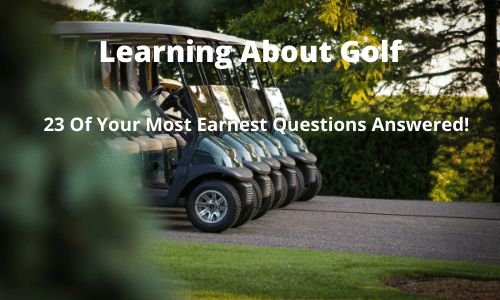 learning about golf